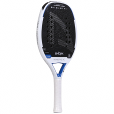 RAQUETE SHARK BEACH TENNIS KINETIC X - BRANCO/CARBONO/AZUL